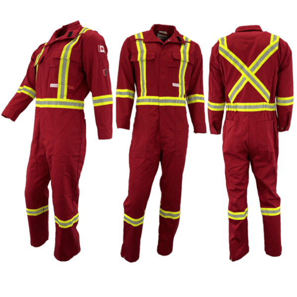 red-fr-coverall