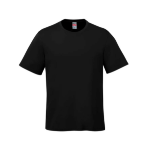 black t-shirt