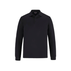 Black Long Sleve Polo