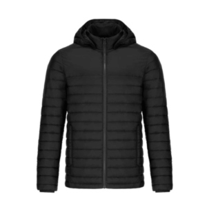 black puffer jacket