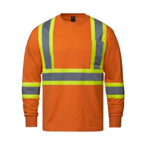 Cotton Long Sleeve Hi-Vis T-Shirts