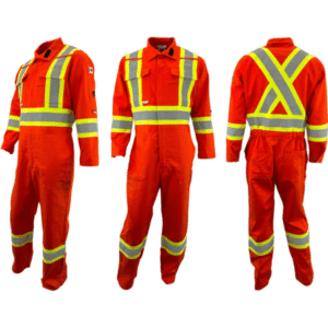 Atlas Poly/Cotton Hi Vis Coveralls