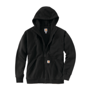 Loose Fit Midweight Thermal-Lined Full-Zip Sweatshirt