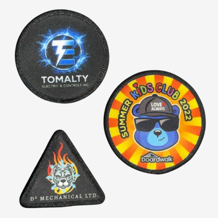 sublimated patches
