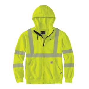 FR HV Force Full-Zip Class 3 Sweatshirt