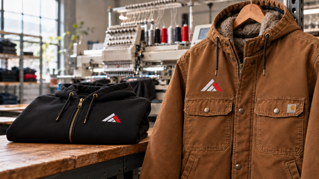embroidered workwear