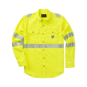 FR HV Force Twill Long-Sleeve Class 3 Shirt